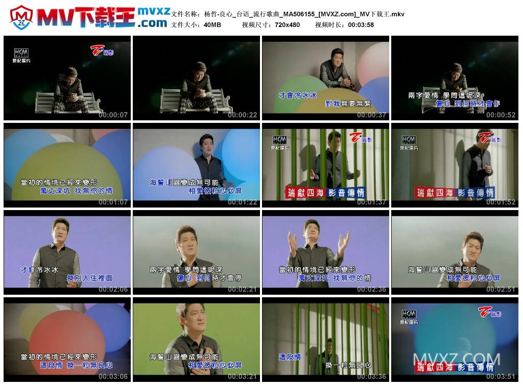 杨哲-良心_台语_流行歌曲_MA506155